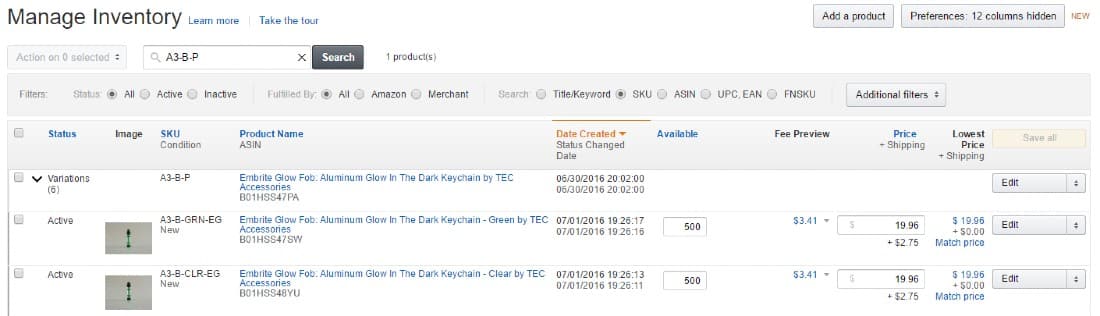 Step 3. Manage Inventory